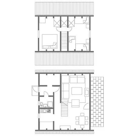 Dom wakacyjny Ferienwohnpark Nurdachhaus Typ 8 Ndt 020 *
